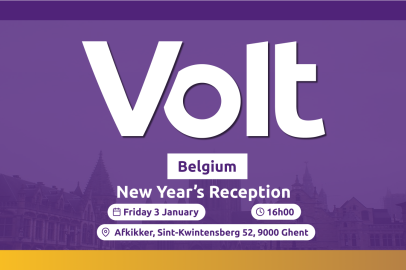 New Year's Reception Friday 3 January 16h, Ghent